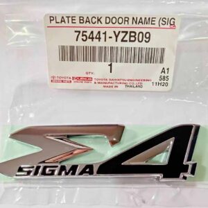 ໂລໂກ້ Σ4 ຕົວອັກສອນໂລໂກ້ ສຳລັບ New Fortuner  ຂອງແທ້ຈາກສູນອາໄຫຼ່ TOYOTA