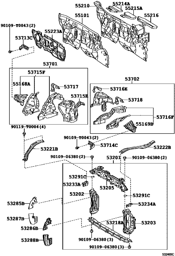 5304: ບັງຕົມທາງໜ້າ / ແຜງຕັບປະໂລ