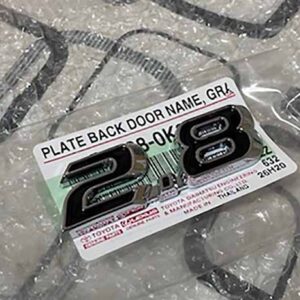 ໂລໂກ້ 2.8 ຕົວອັກສອນໂລໂກ້ ສຳລັບ New Fortuner LEGENDER ຂອງແທ້ຈາກສູນອາໄຫຼ່ TOYOTA